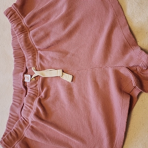 Joe Fresh - Waffle Pajama Sets X 3 - Longsleeve Crop Top With Shorts -L - Picture 3 of 10